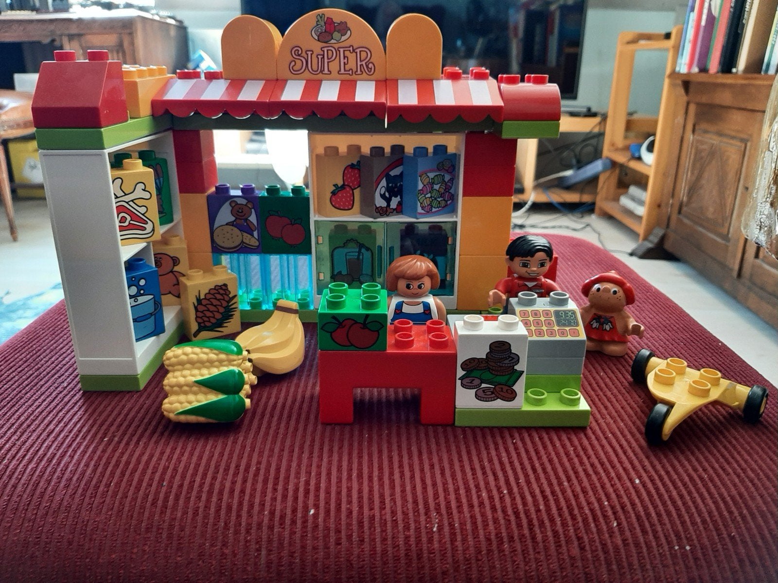 vintage Lego Duplo, Kinderen en Baby's, Speelgoed | Duplo en Lego, Ophalen of Verzenden, Zo goed als nieuw, Complete set, Duplo
