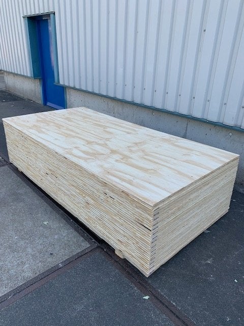 DAKPLATEN MULTIPLEX 18 MM 122X244 T+G NU € 9,99 P/M2, Overige kleuren, Nieuw, 15 m² of meer, Hout