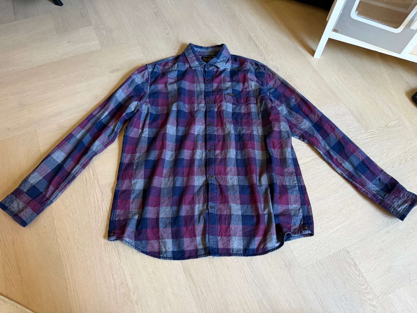 Pme Legend overhemd, Kleding | Heren, Verzenden, Zo goed als nieuw, Blauw, Overige halswijdtes