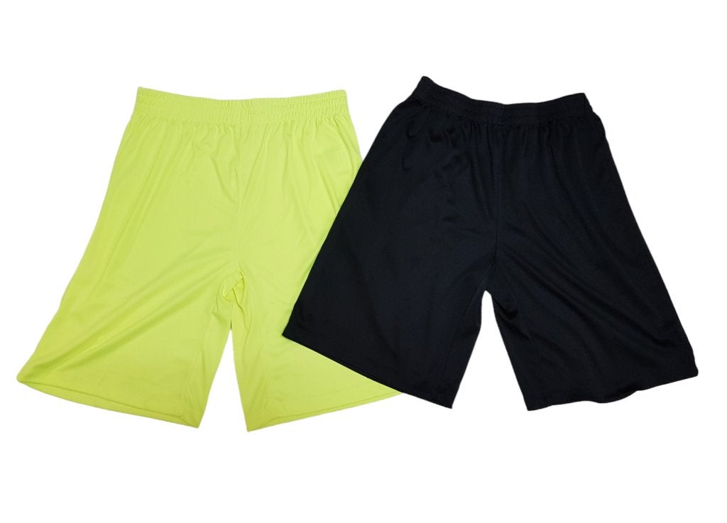 2 Fijne sportbroeken zwart en neon geel maat 158-164., Kinderen en Baby's, Kinderkleding | Maat 158, Verzenden, Zo goed als nieuw