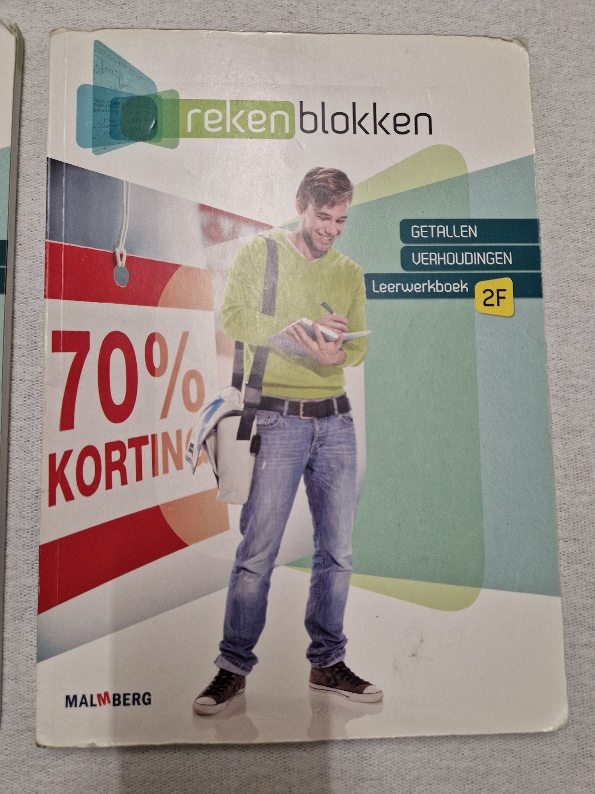 Rekenblokken Getallen Verhoudingen Leerwerkboek 2F Malmberg, Ophalen, Malmberg, Zo goed als nieuw, MBO