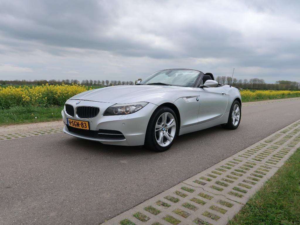 BMW Z4 sDrive23I 6 cilinder Exec, Navi, Leer, stoelverw., Auto's, Euro 5, Zwart, 2497 cc, Cabriolet