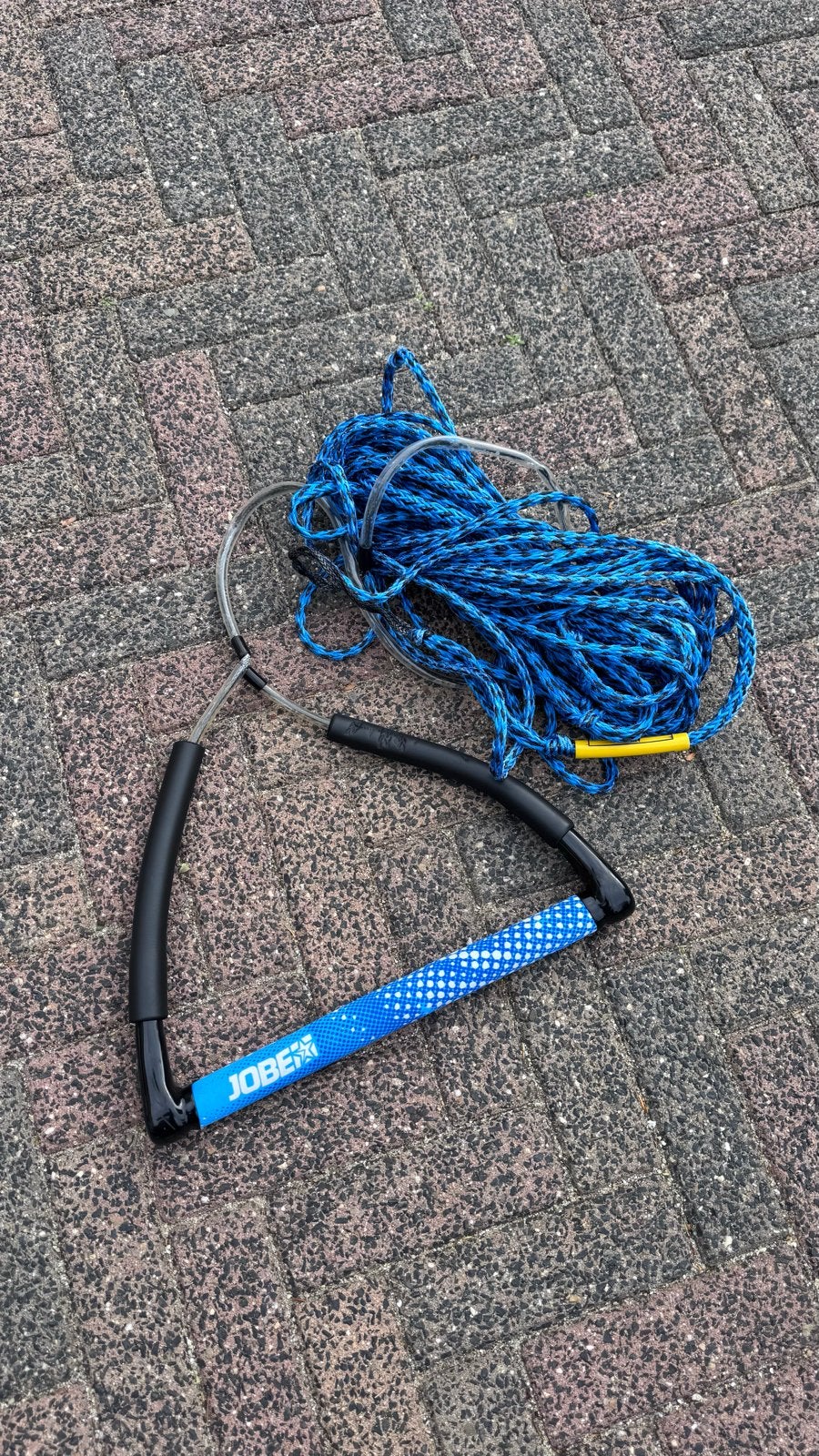 Jobe Wakeboard Touw met Handle - Blauw, Watersport en Boten, Ophalen, Zo goed als nieuw, Overige typen