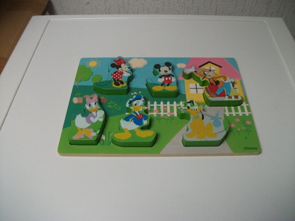 Puzzel dikke stukjes Disney 6 delig, Ophalen of Verzenden, Gebruikt