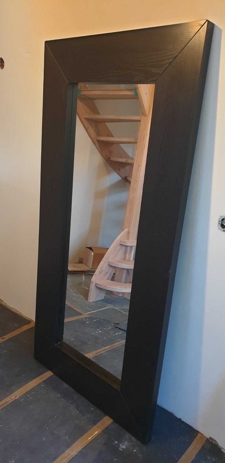 IKEA MONGSTAD spiegel zwartbruin (190x94cm), Huis en Inrichting, Ophalen, Gebruikt, 75 tot 100 cm, 150 tot 200 cm