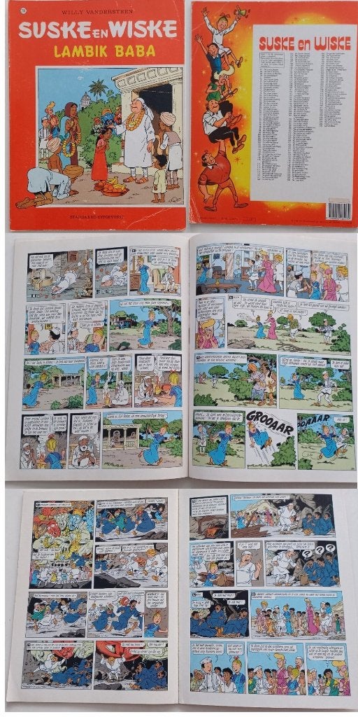 suske en wiske lambik baba stripboek, Eén stripboek, Ophalen of Verzenden, Gelezen, Willy Vandersteen