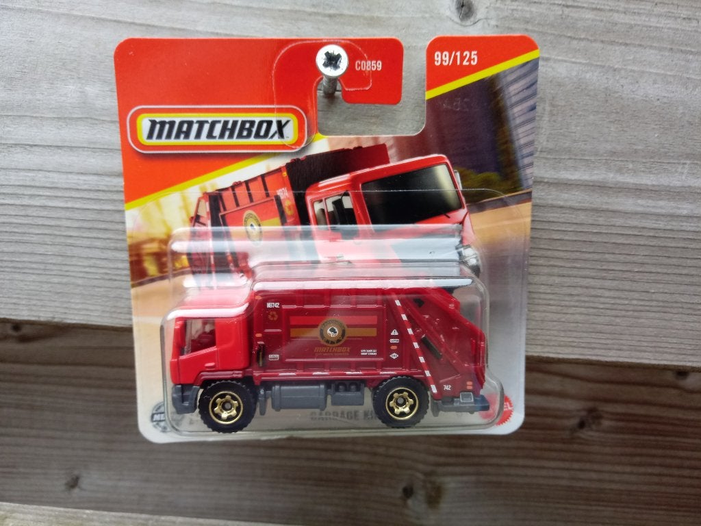 Garbage King vuilniswagen Matchbox, Ophalen, Nieuw, Bus of Vrachtwagen