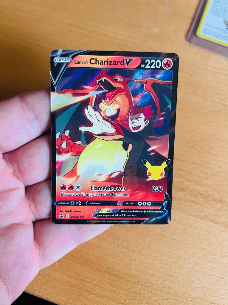 Lance Charizard 187/184 Japanese VMAX Climax Pokemon, Verzenden, Zo goed als nieuw, Losse kaart, Foil