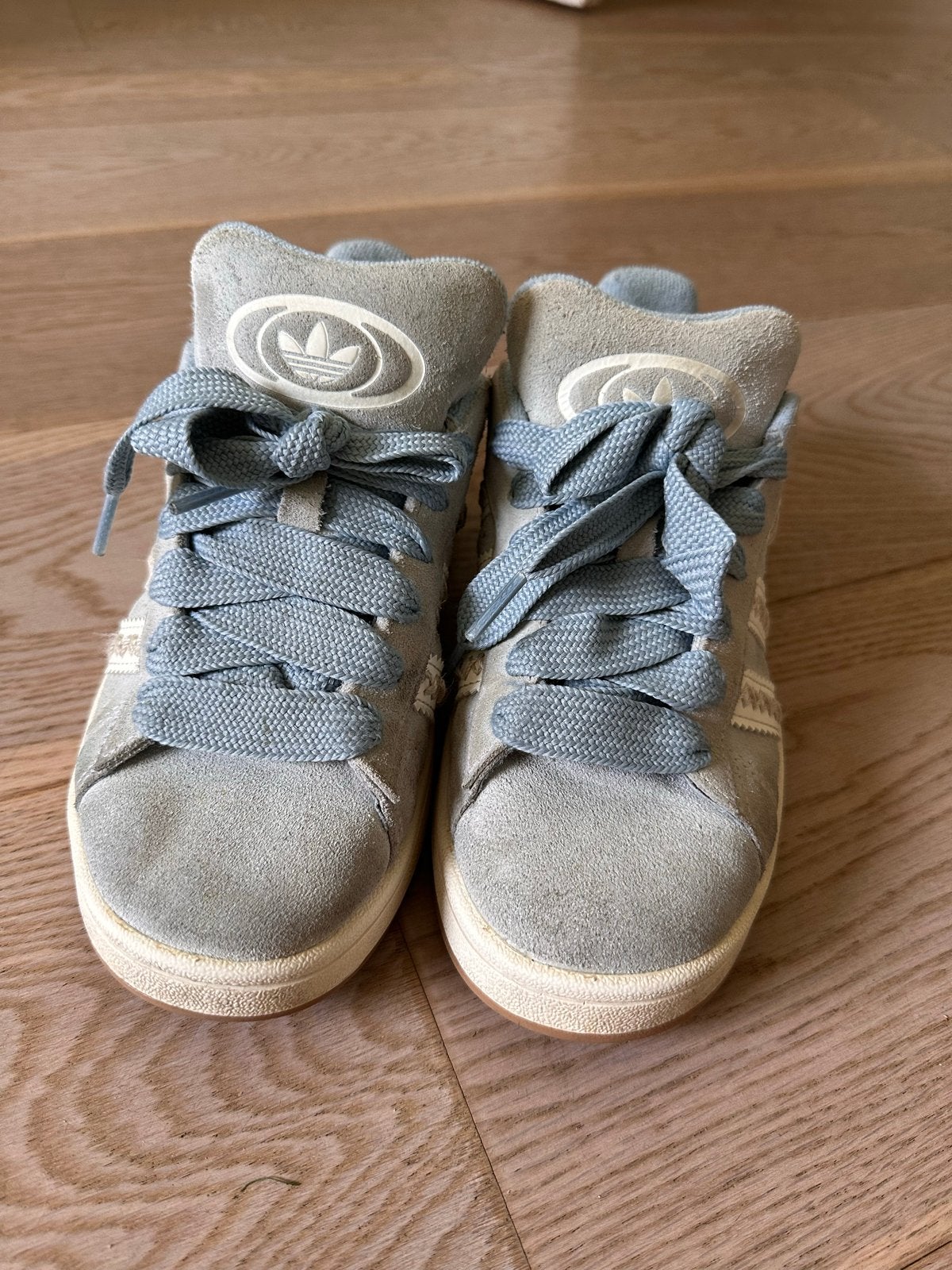 Adidas Campus sneakers - Maat 36 2/3, Ophalen of Verzenden, Gedragen, Grijs, Sneakers of Gympen