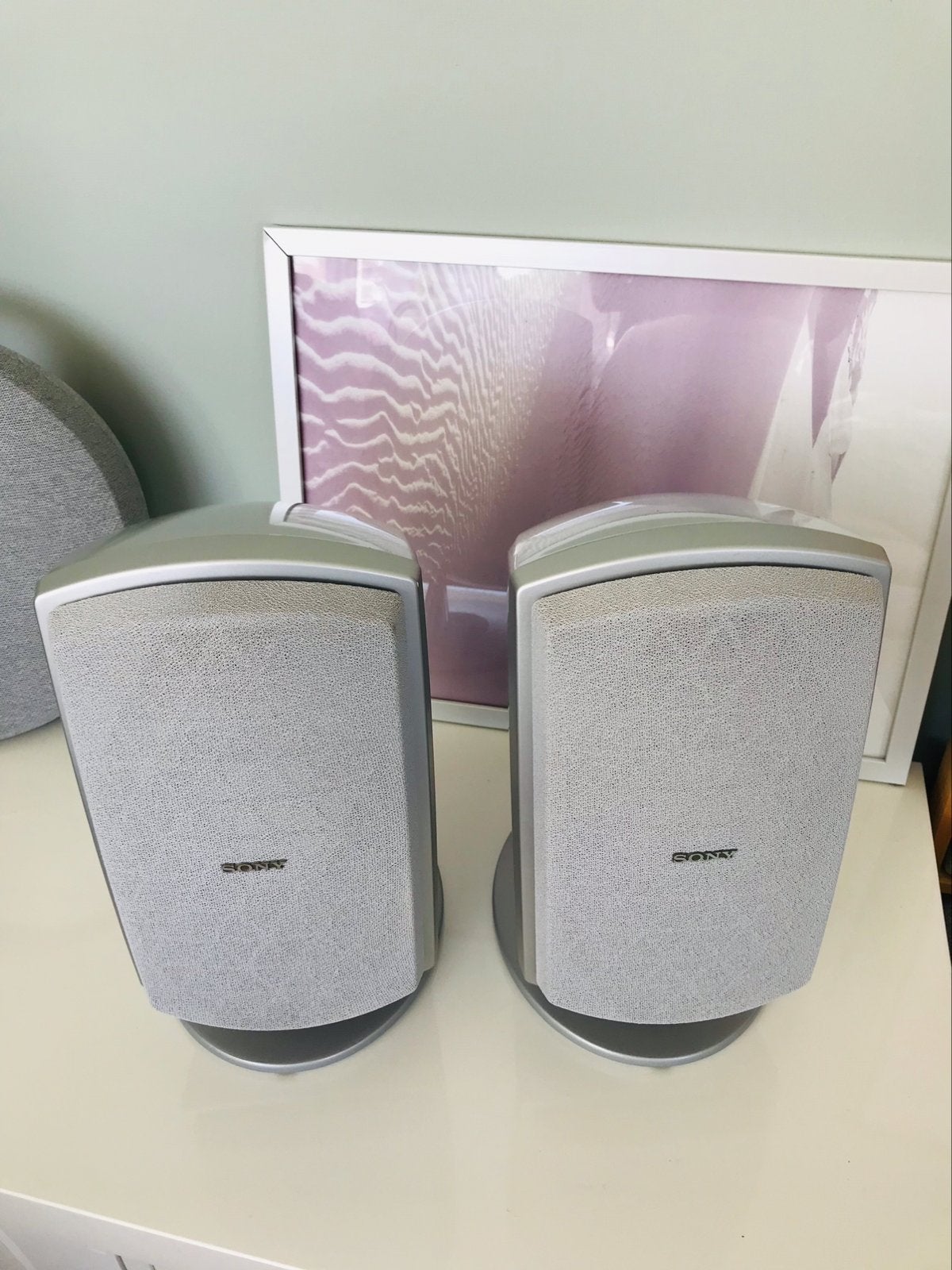 Sony Stereo Luidsprekers 2 x 100 Watt 8 Ohm, Audio, Tv en Foto, Luidsprekers, Ophalen, Stereo speakers, Zo goed als nieuw, 60 tot 120 watt