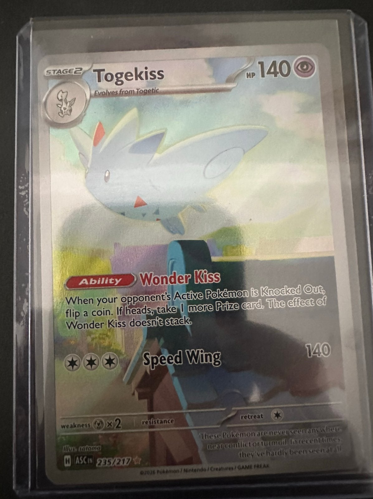 Togekiss asc en scorbunny asc, Ophalen of Verzenden, Zo goed als nieuw