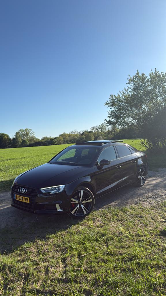 Audi A3 1.4 Tfsi 150pk S Tronic 2017 |Pano|Keyless|Virtual C, Auto's, Stof, Zwart, 4 cilinders, 150 pk