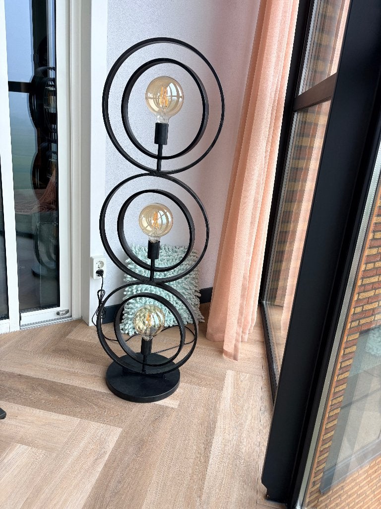 Staande lamp modern, Ophalen, 100 tot 150 cm, E27 (groot), Zo goed als nieuw