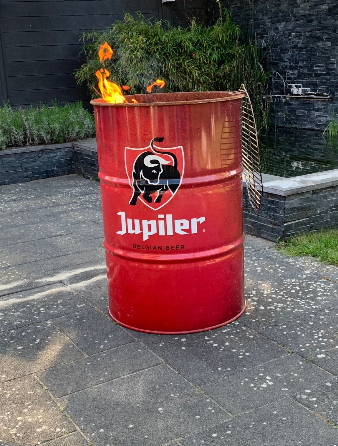 Bbq jupiler met rijplank en deksel, Ophalen, Zo goed als nieuw