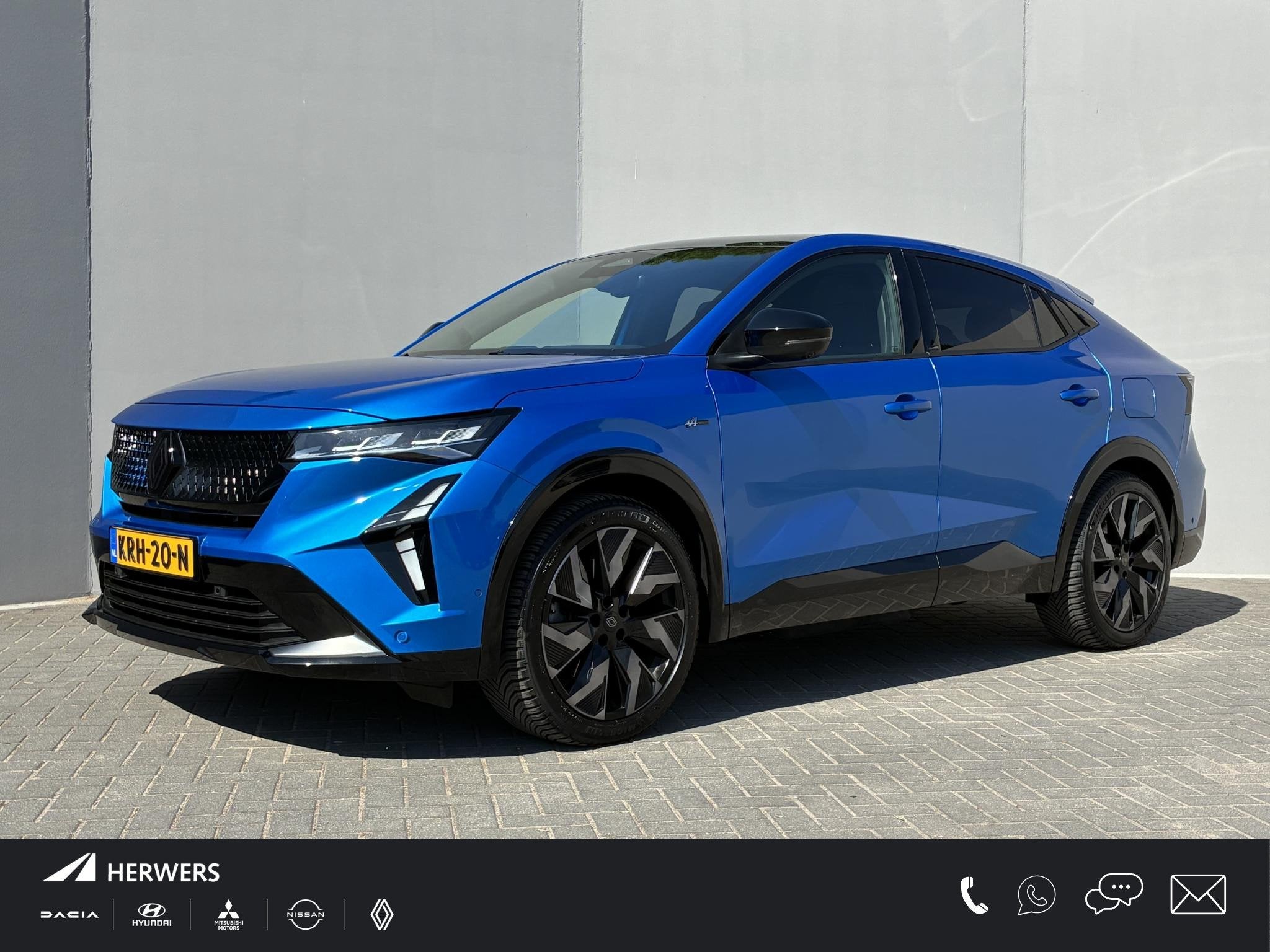 Renault Rafale E-Tech 4x4 plug-in hybrid 300 esprit Alpine /, Auto's, Renault, Automaat, Gebruikt, 1199 cc, Blauw