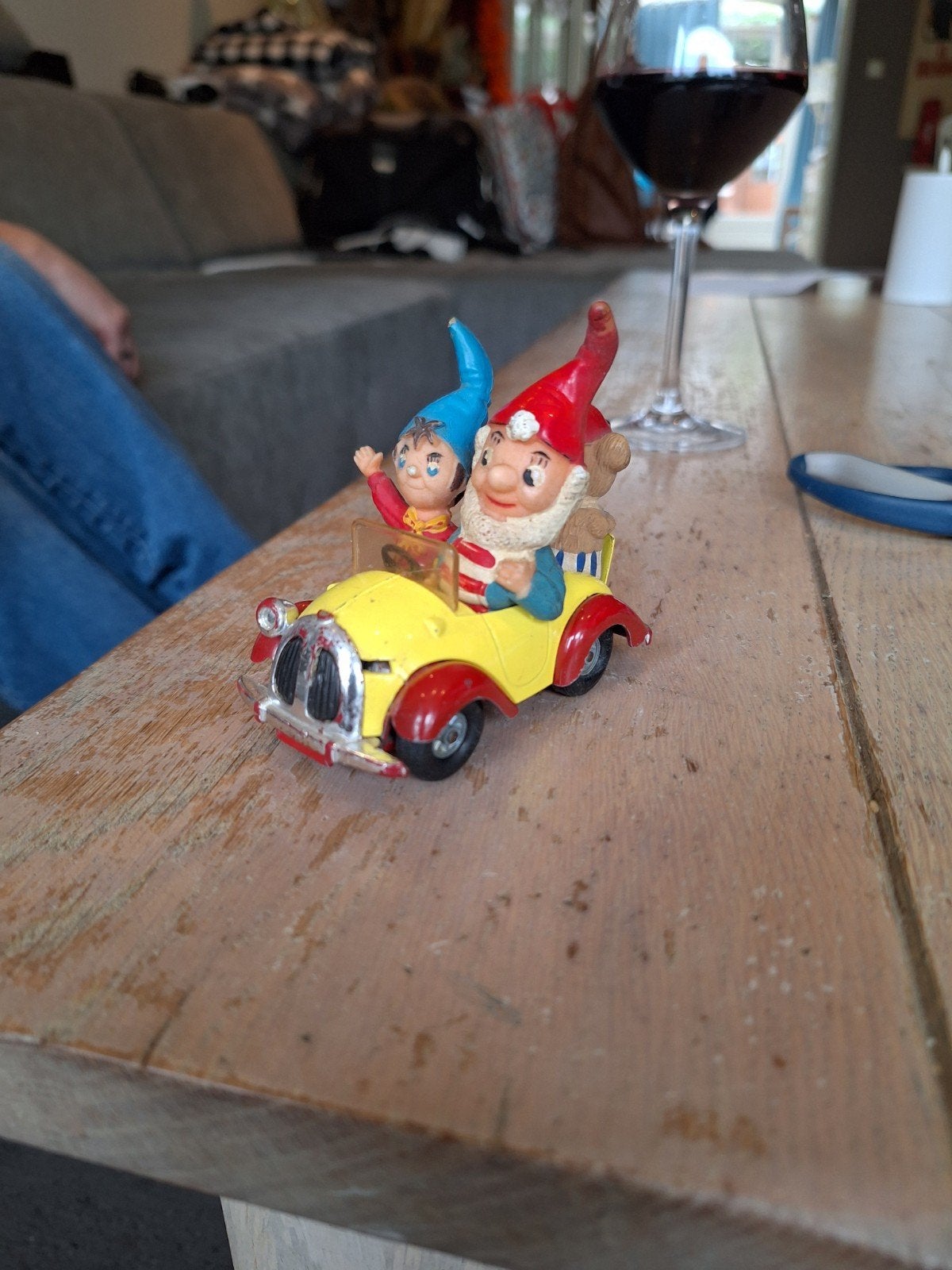 Vintage Corgi Noddy's Car met Gnomes - corgi, Ophalen of Verzenden, Gebruikt