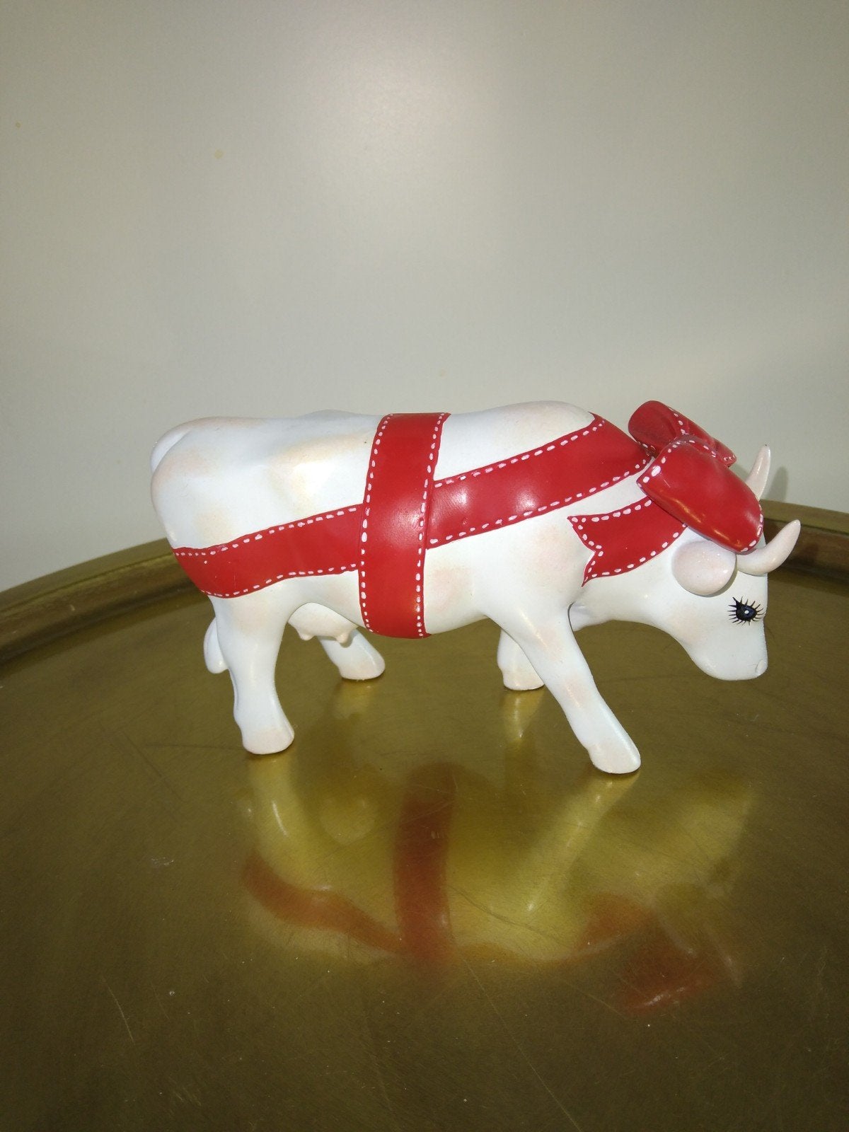 Cow Parade Koe "Present" MEDIUM (NIEUW), Ophalen of Verzenden, Nieuw, Dier
