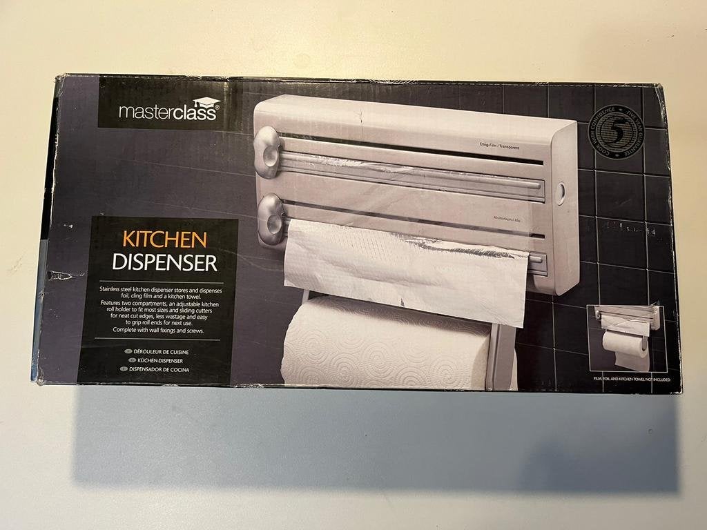 KitchenCraft Rollenhouder keuken nieuw in verpakking, Ophalen of Verzenden, Nieuw