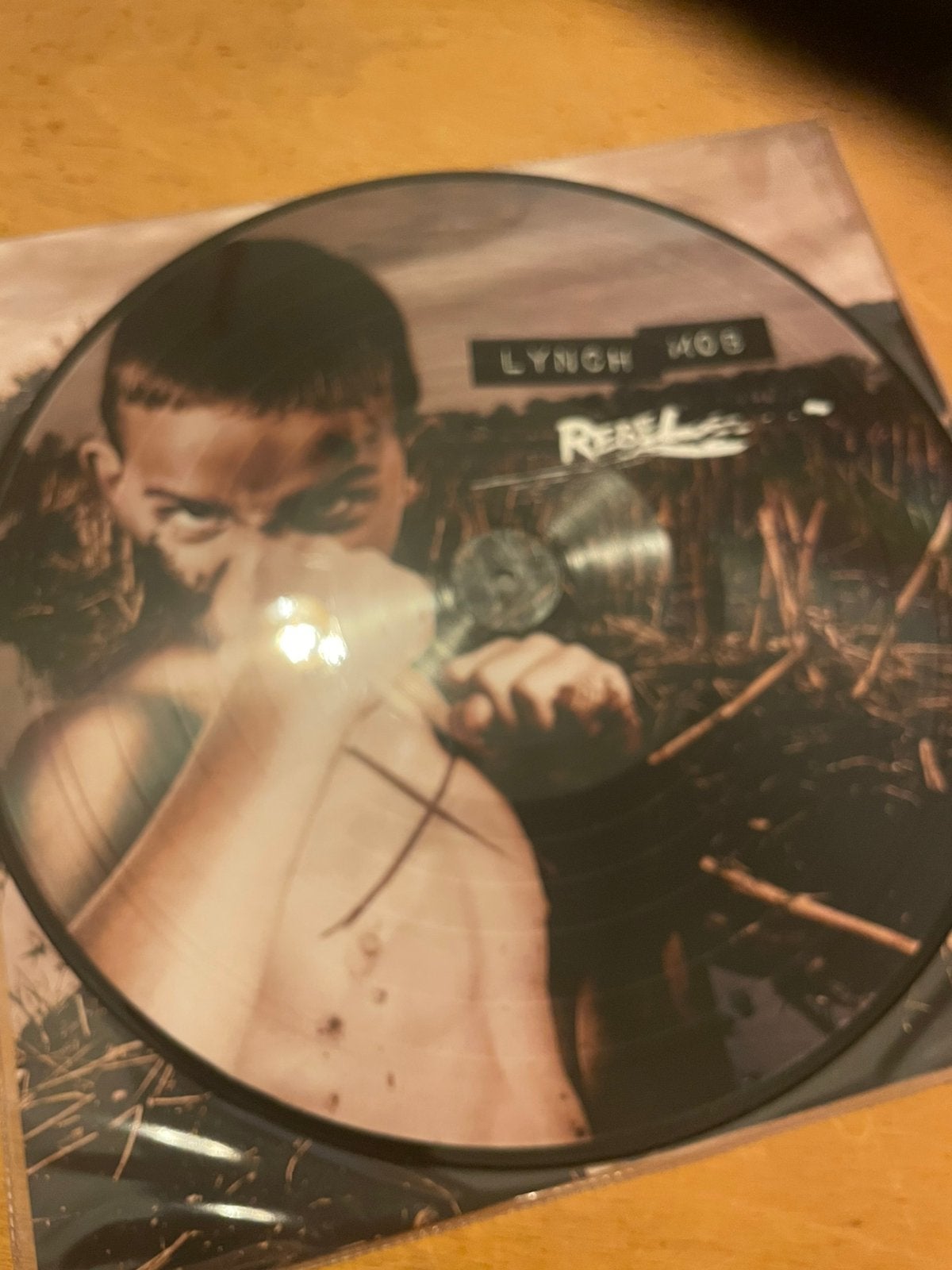 Lynch mob - rebel pdisc, Ophalen of Verzenden, Zo goed als nieuw