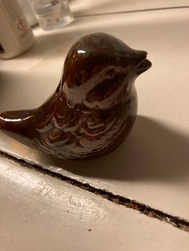 Authentiek aardewerken vogel fluitje van Péckvillercher, Antiek en Kunst, Antiek | Keramiek en Aardewerk, Ophalen of Verzenden