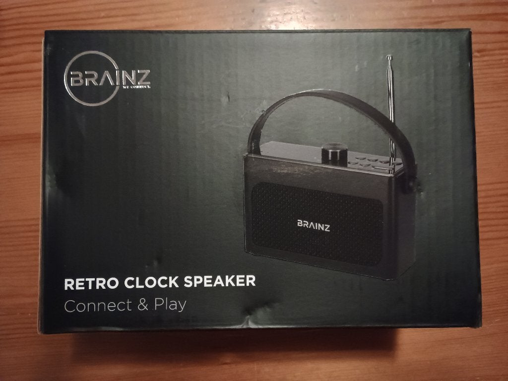 Bluetooth Retro clock speaker, Ophalen of Verzenden, Nieuw, Radio
