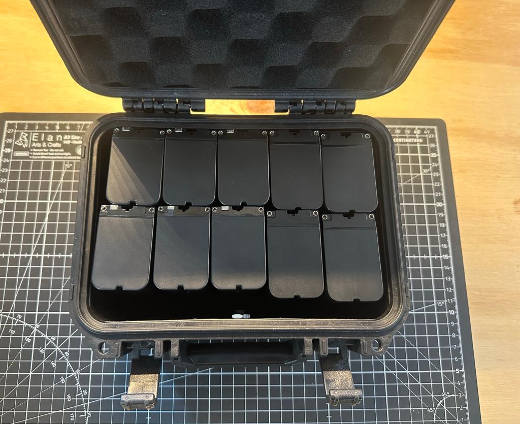 10x NP-F970 (incl. Koffer), Audio, Tv en Foto, Accu's en Batterijen, Ophalen of Verzenden, Zo goed als nieuw, Oplaadbaar