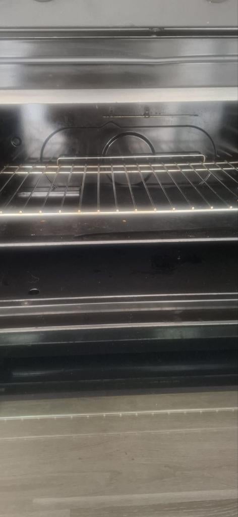 Gas met elektrische oven 80×50 cm, Witgoed en Apparatuur, Fornuizen, 60 cm of meer, Zo goed als nieuw, Gas, Vrijstaand