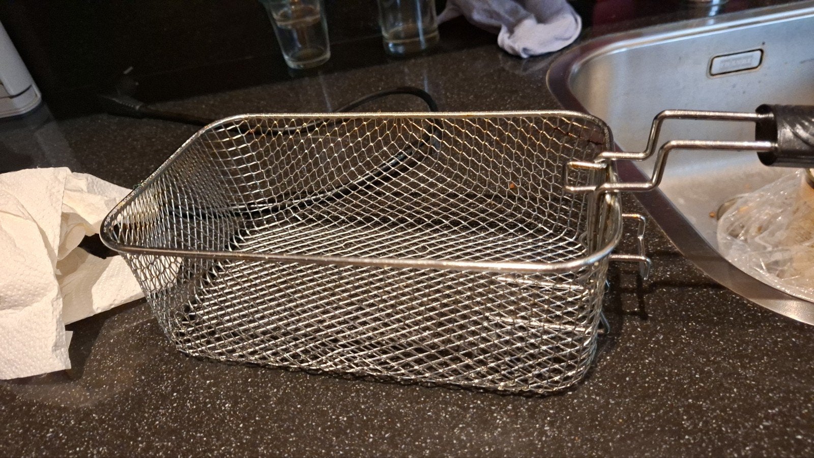 Friteuse - Gebruikt maar functioneel, 2 tot 3 liter, Ophalen of Verzenden, Gebruikt, Uitneembare binnenpan