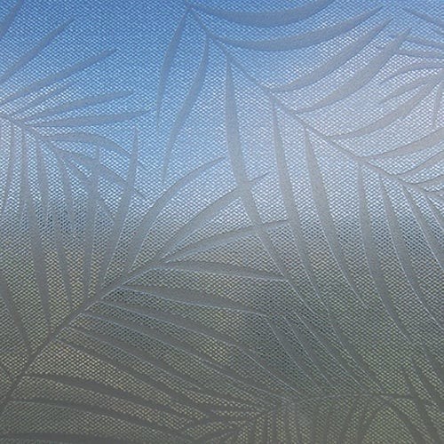 Raamfolie statisch-anti inkijk-Textiel Palms grijs 46cmx1.5, Verzenden, Nieuw, Lichtdoorlatend, Grijs