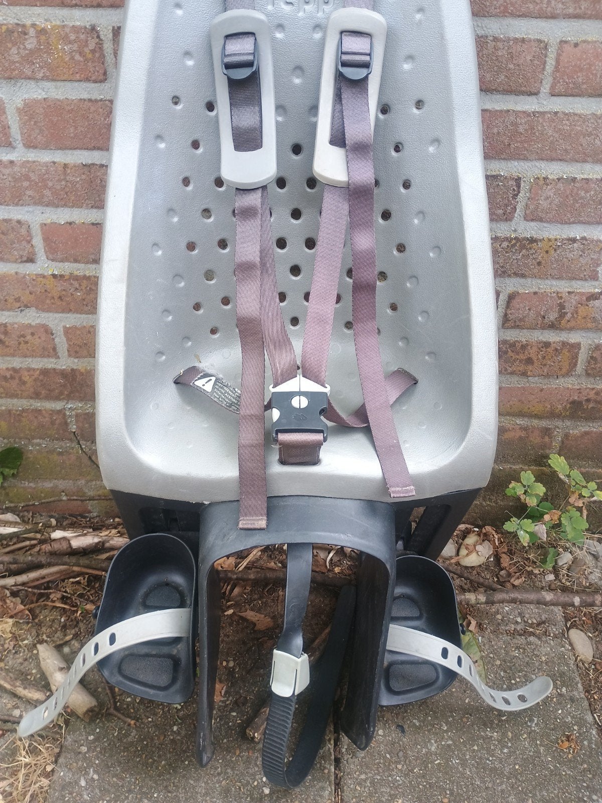 Thule Yepp fietsstoel - Achterzitje met voetsteuntjes, Achterzitje, 9 t/m 18 kg, Ophalen of Verzenden, Thule Yepp