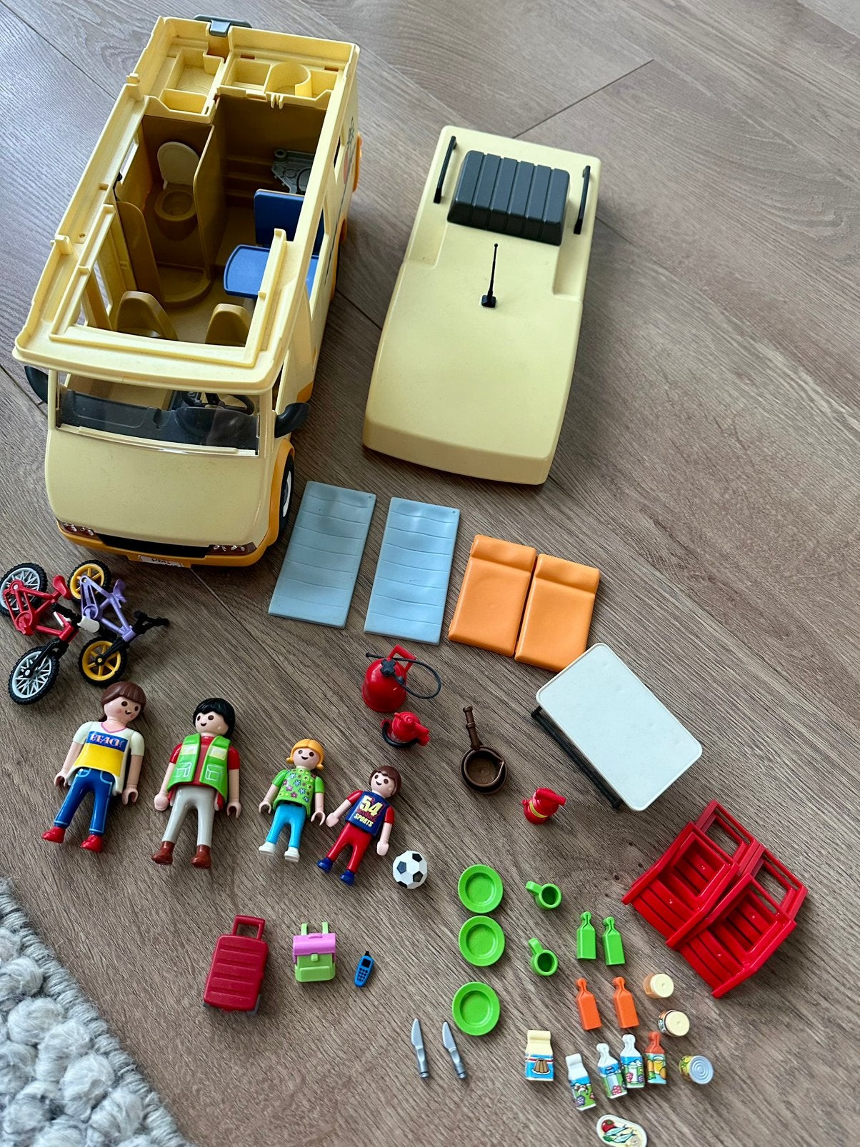 Vintage Playmobil Family camper set nr 3647, Kinderen en Baby's, Complete set, Voertuig, Ophalen of Verzenden, Summer fun