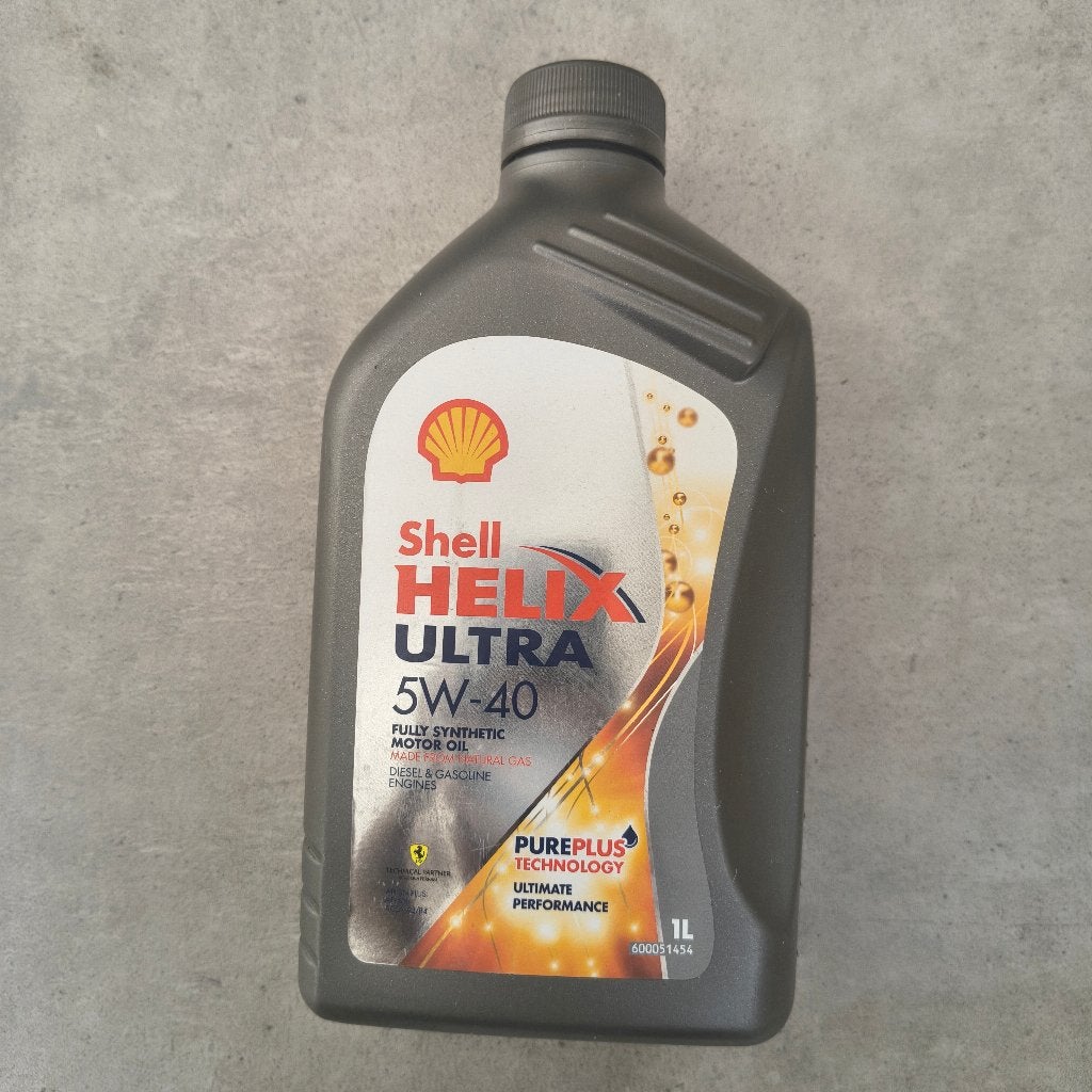 Shell Helix Ultra 5W-40 (1L Vol) +0,5L Motor Milk Racing Oil, Ophalen, Nieuw