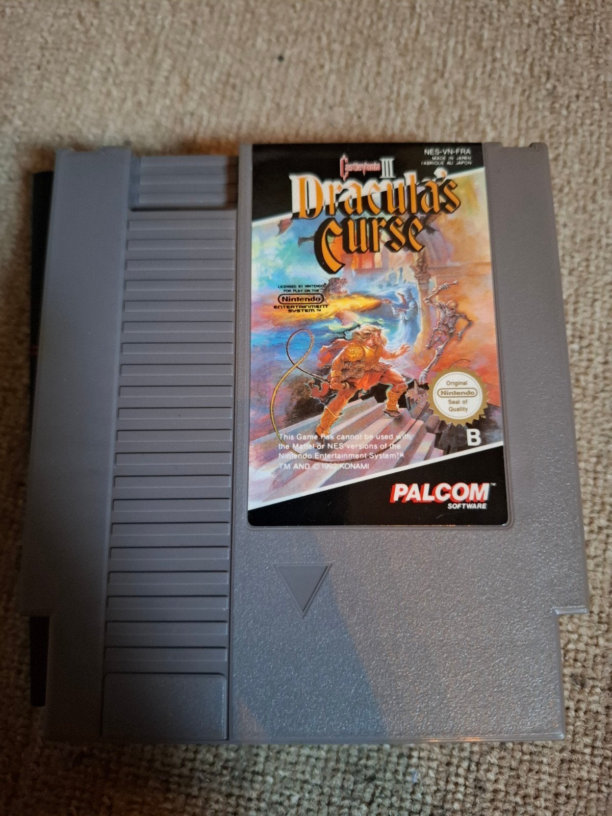 Castlevania 3 NES, Spelcomputers en Games, Games | Nintendo NES, Zo goed als nieuw, Avontuur en Actie, 1 speler, Ophalen of Verzenden