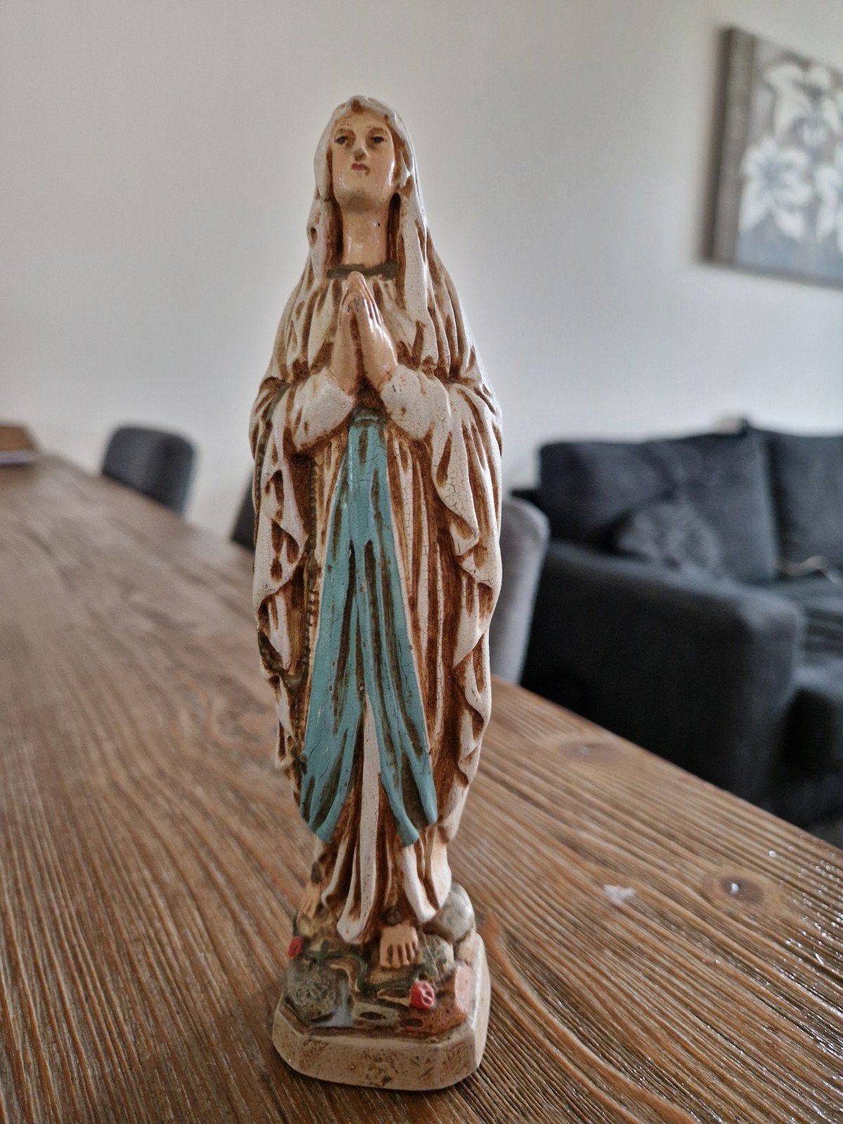 Vintage Mariabeeldje - Religieuze Decoratie, Ophalen of Verzenden