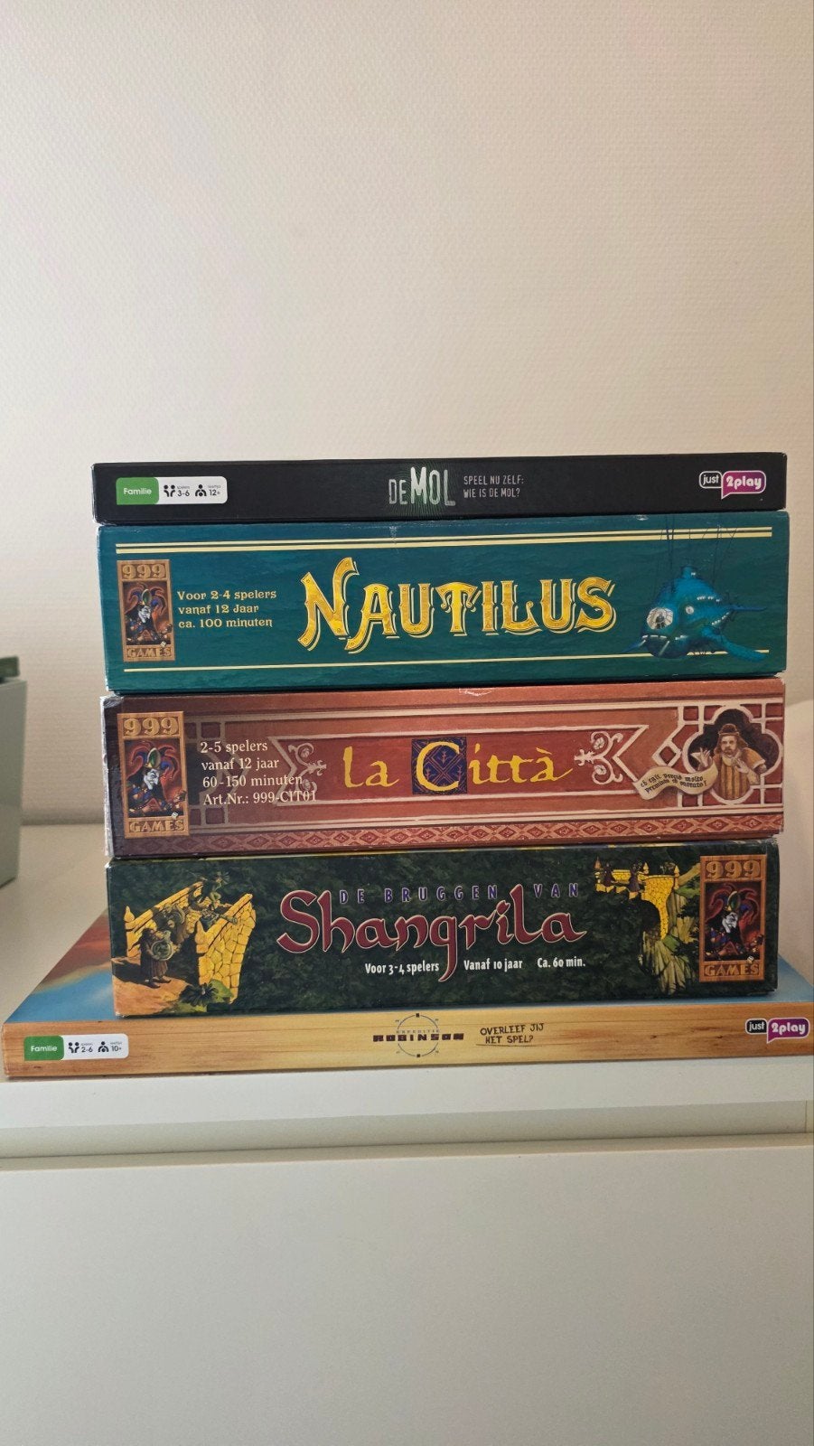 999 games, nautilus, la citta, de bruggen van shangrila, Ophalen of Verzenden