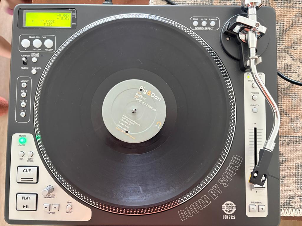 US Blaster USB 7329 draaitafel met cd ingang, Ophalen, Gebruikt, Draaitafel, Overige merken