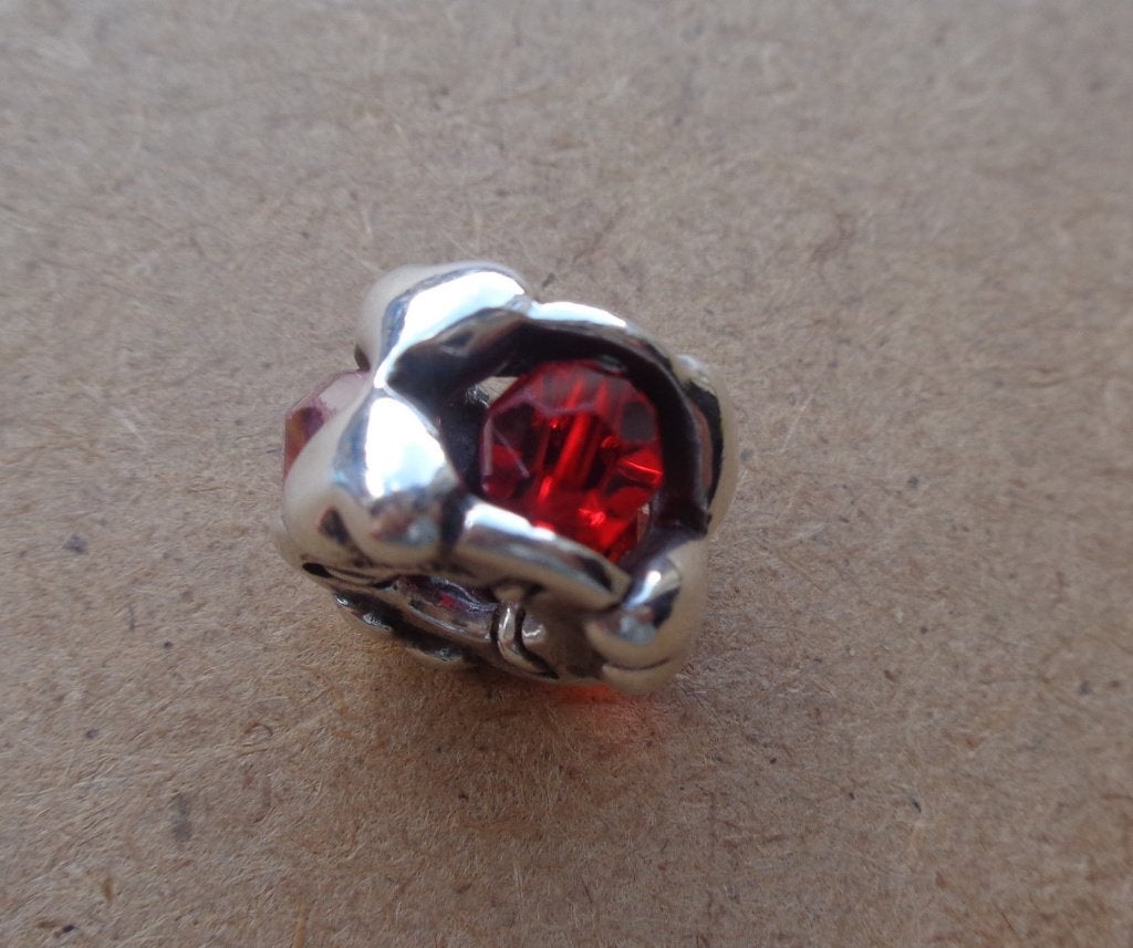 zilveren trollbeads retired bedel VALENTINO [300], Verzenden, Zo goed als nieuw, Trollbeads, 1 bedel