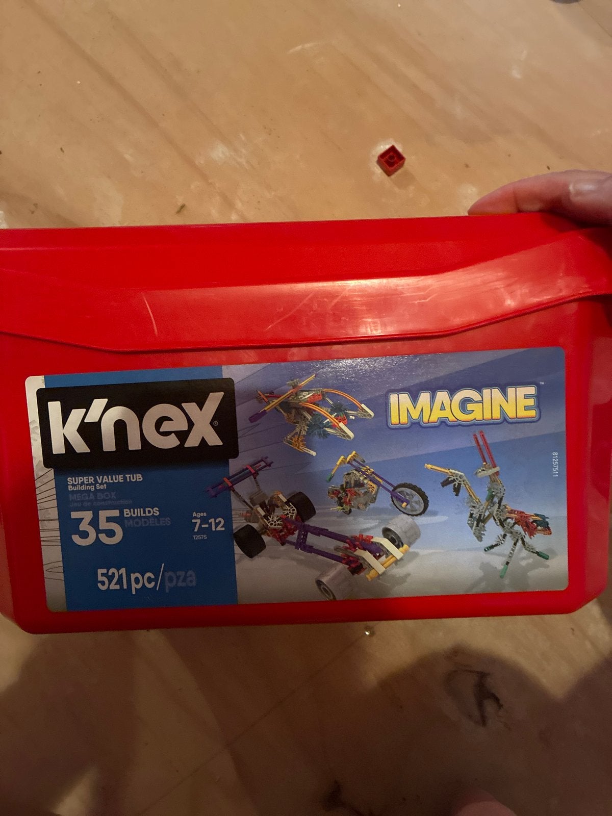 K'nex Imagine Super Value Tub 521 stuks - Zo goed als nieuw, Ophalen of Verzenden, Zo goed als nieuw, K'nex