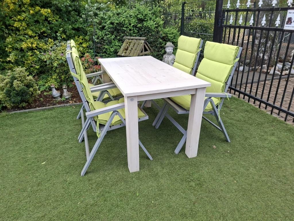 Leuk tuinset met polywood stoelen, Tuin en Terras, Ophalen, Gebruikt