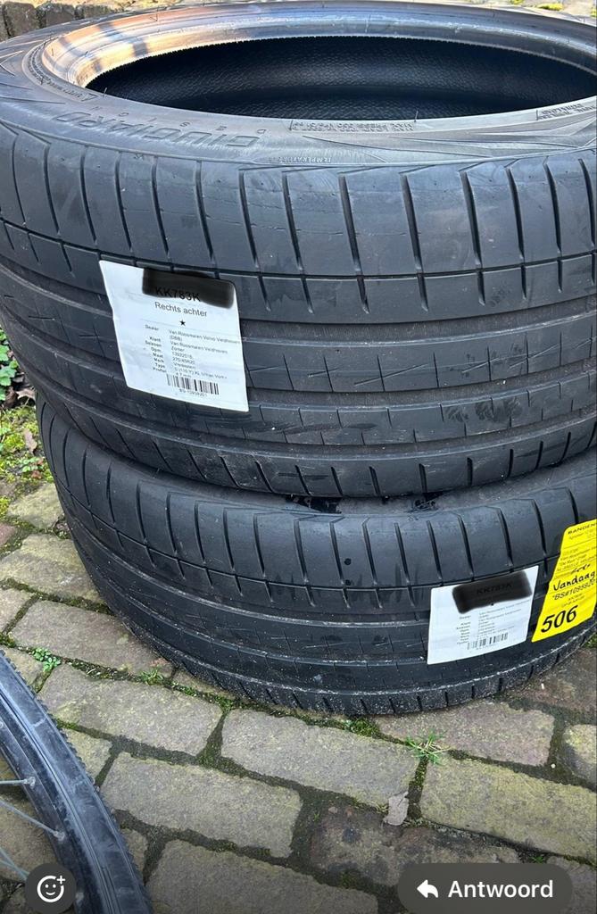 2 Vredestein zomerbanden 275/45 R20 - Profiel 4.7/4.6 mm, Auto-onderdelen, Banden en Velgen, Gebruikt, 275 mm, Ophalen of Verzenden