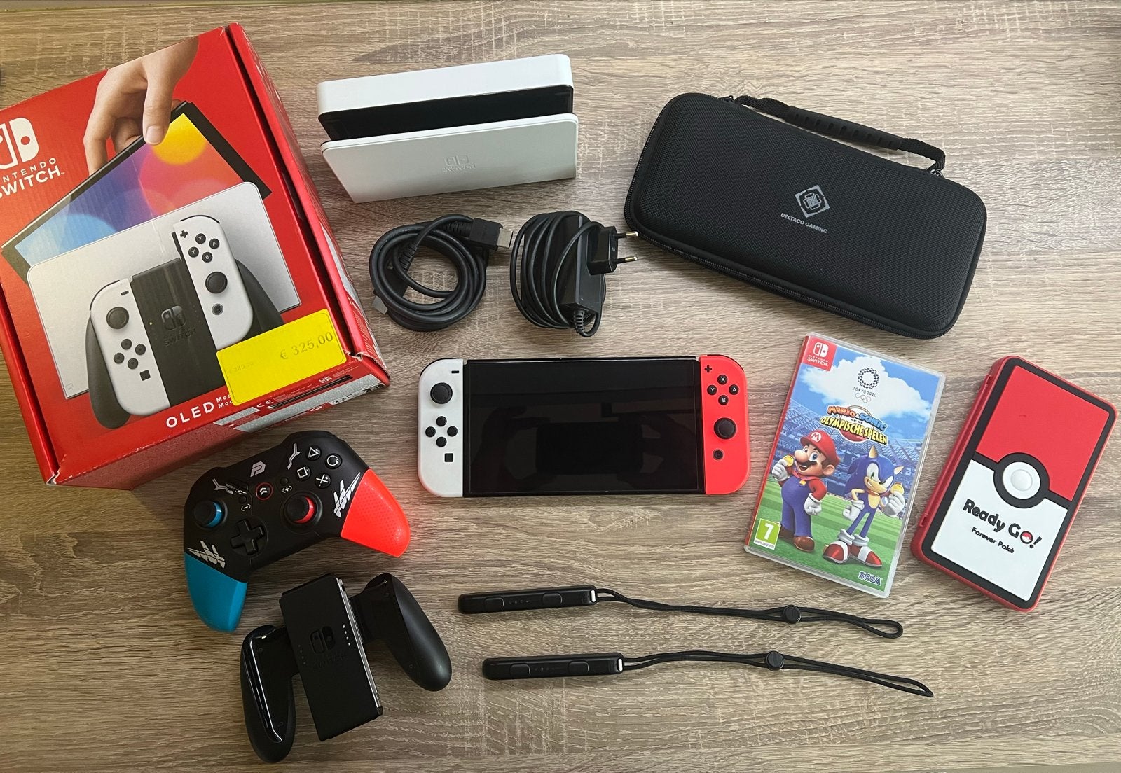 Nintendo Switch OLED - Complete Set - Zo goed als nieuw, Switch OLED, Met games, Ophalen of Verzenden, Zo goed als nieuw