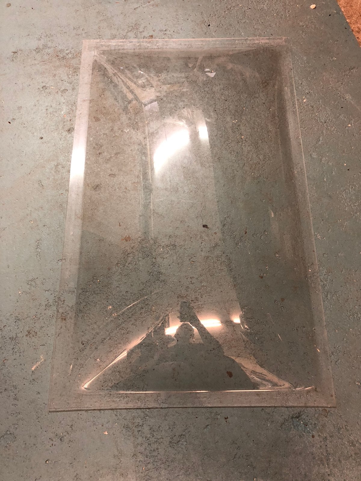 Dakraam plexiglas (dik 2 mm), Ophalen of Verzenden, Zo goed als nieuw, Dakraam, Minder dan 80 cm
