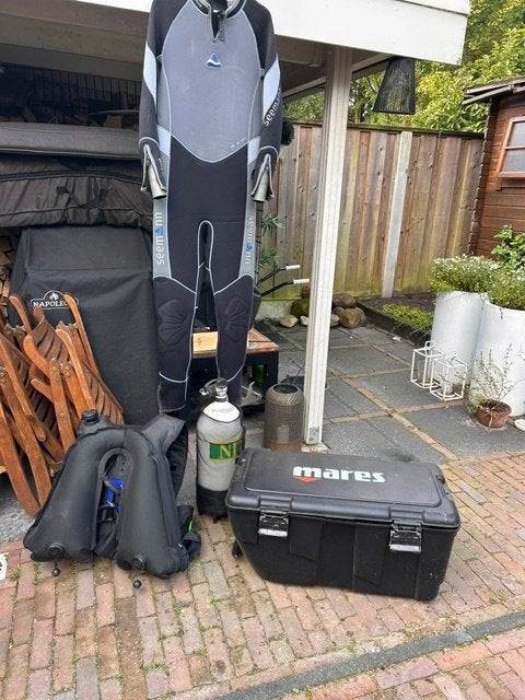 duikset, Ophalen, Gebruikt, Trimvest of Wing