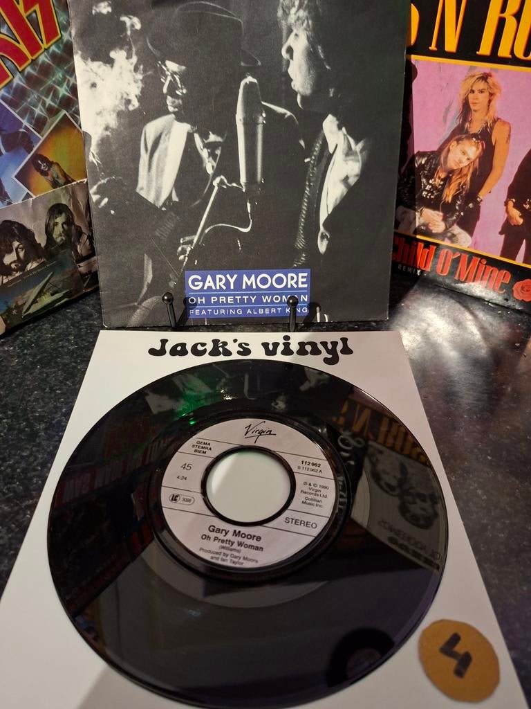 Gary Moore - Oh Pretty Woman (Single) 1990/6, Fotohoes, Ophalen of Verzenden, Zo goed als nieuw, Overige formaten