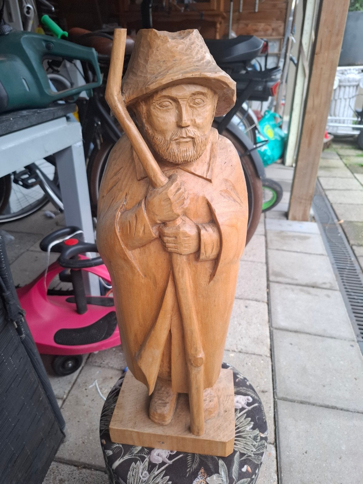 Houten beeld, Ophalen of Verzenden