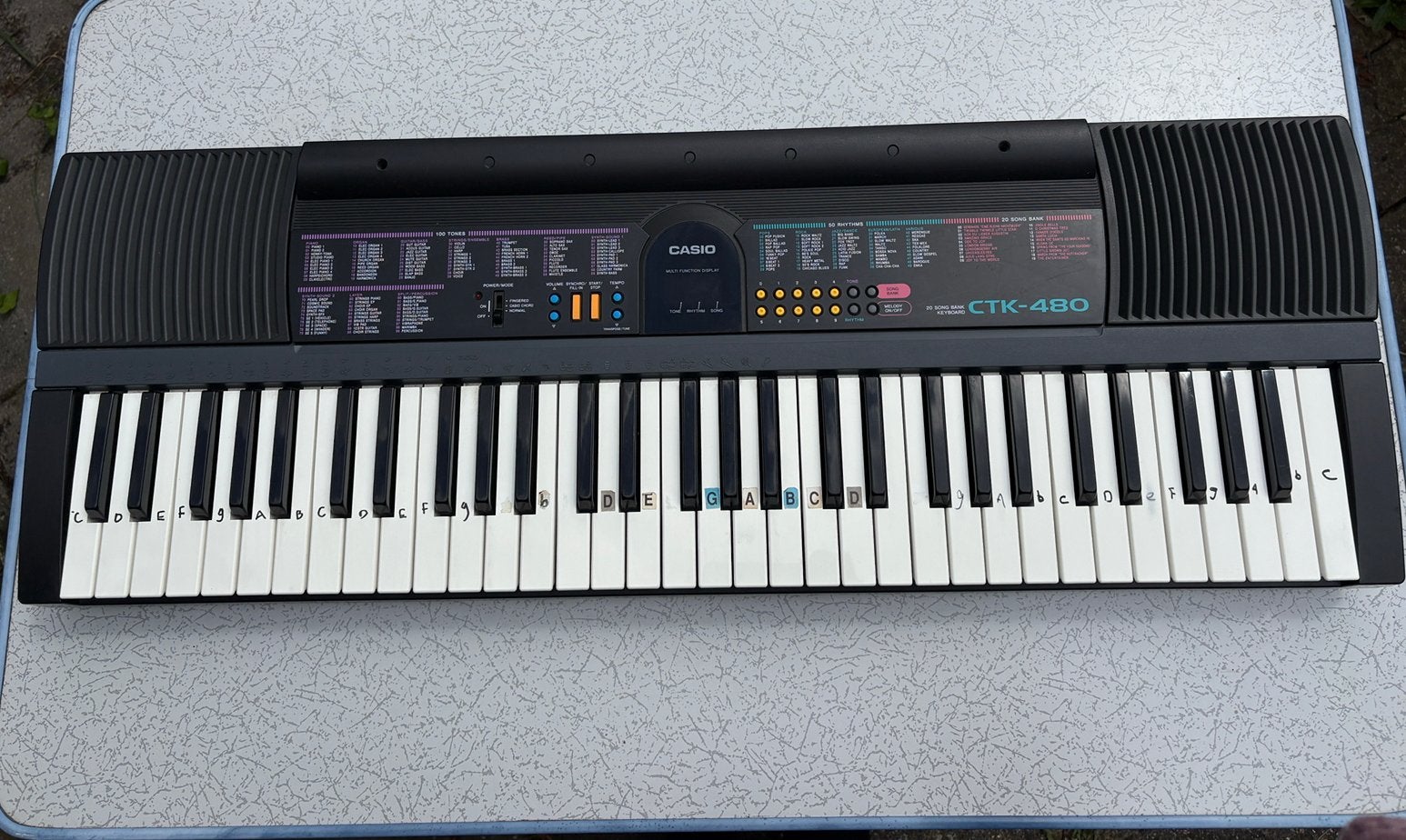 Casio CTK-480 keyboard, Muziek en Instrumenten, Keyboards, Ophalen of Verzenden, Zo goed als nieuw, 61 toetsen, Casio