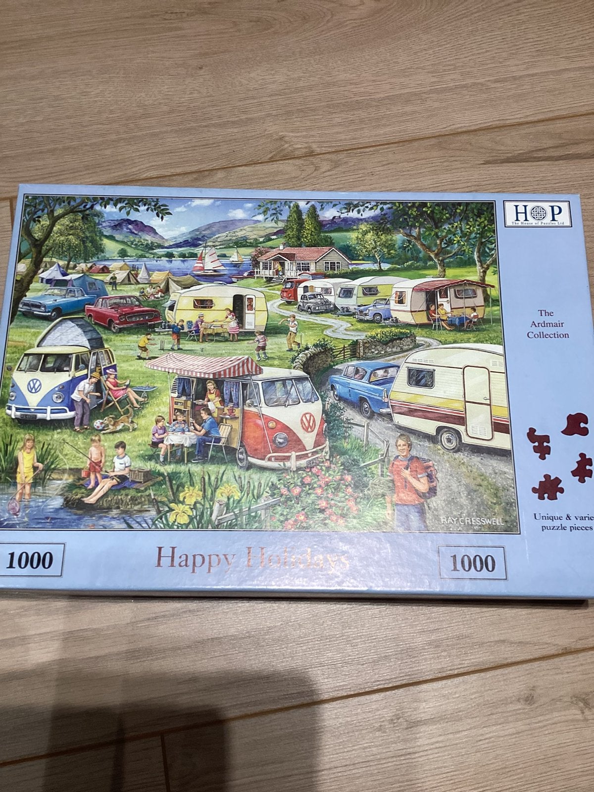 HOP Happy Holiday 1000 stukjes, Ophalen of Verzenden, 500 t/m 1500 stukjes, Zo goed als nieuw