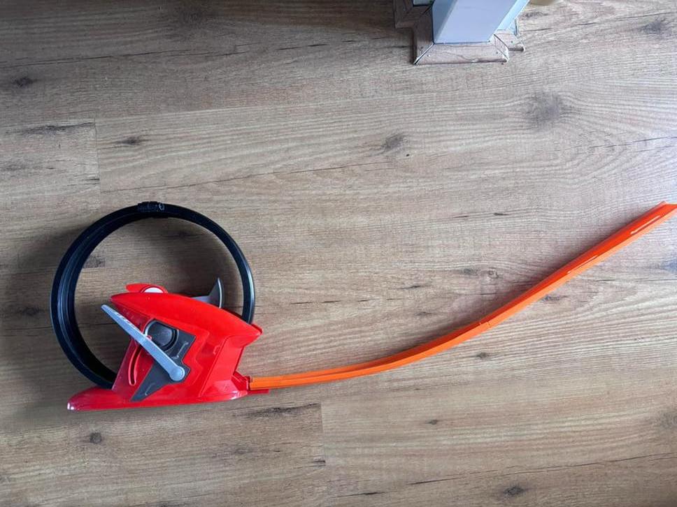 Hot Wheels Racebaan met Looping, Racebaan, Ophalen of Verzenden, Zo goed als nieuw, Hot Wheels