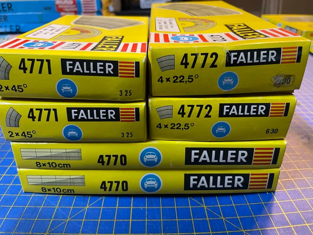 Faller AMS 4770 4771 4772 NU 50,00 Euro !! Slotcar Kuipbocht, Overige merken, Verzenden, Onderdelen, Zo goed als nieuw