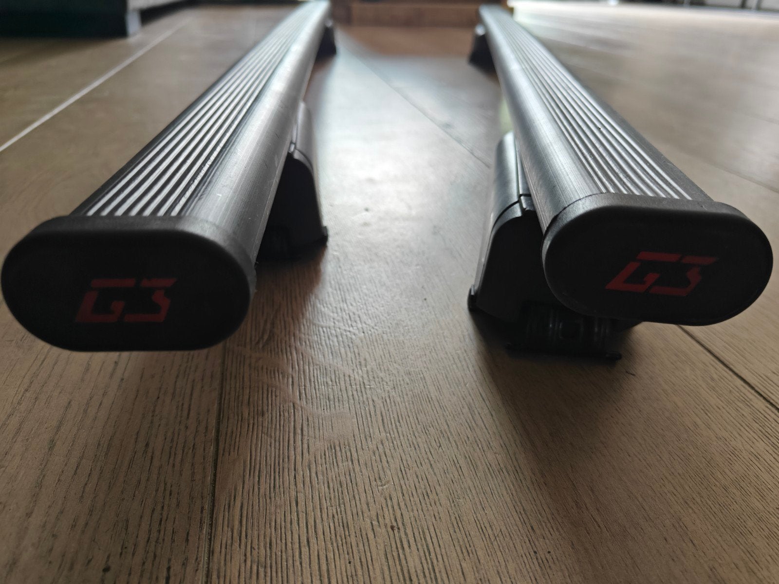 G3 CLOP dakdragers staal 130 cm - gesloten dakrails, Auto diversen, Ophalen, Gebruikt